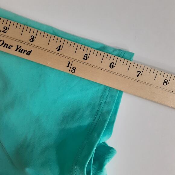 Lilly Pulitzer Pima Cotton Scoop Neck T Shirt Ice Blue Womens XL Resort Summer - Picture 10 of 10